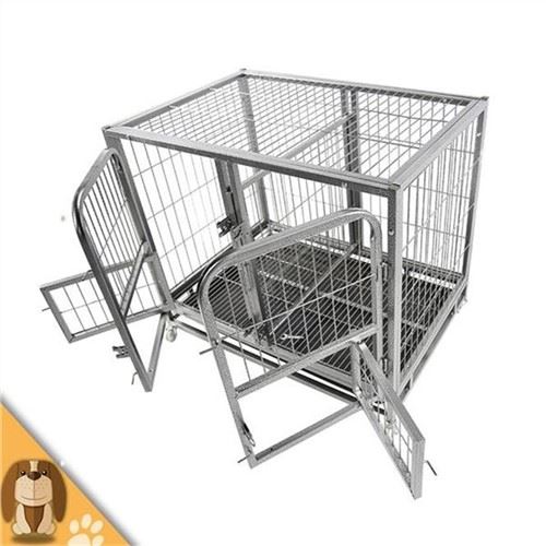 Kandang Anjing Tabung Persegi Dengan Pembagi