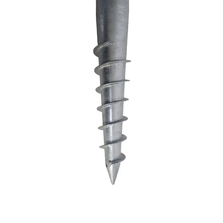 Ground Anchor for Round Posts factory